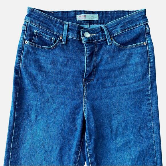 Levi's Strauss Signature Shaping High-Rise Straight Jeans - 26 X 30 - Excellent - Picture 10 of 16